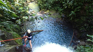 Canopée canyoning bouillante guadeloupe